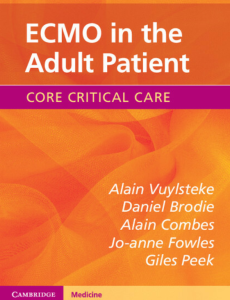 i.ECMO in the Adult Patient by Vuylsteke, Brodie, Combes, Fowles and Peek (Cambridge Medicine)